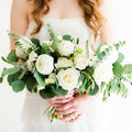 Cream and Sage Full DIY Bridal and 4-5 Bridesmaid Bouquets